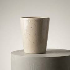 Minimalist Ceramic Cylinder Pot